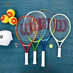 Wilson Junior Racquet US Open 19'' 11 Wilson Junior Racquet US Open 19'' -Yonex Shop 22020TE Summer 2020 Tennis Location Shoot Midtown 162 scaled