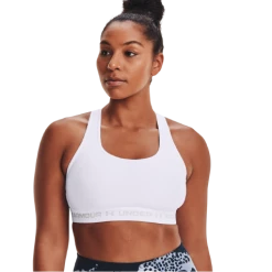 Under Armour Women's Mid Crossback Sports Bra