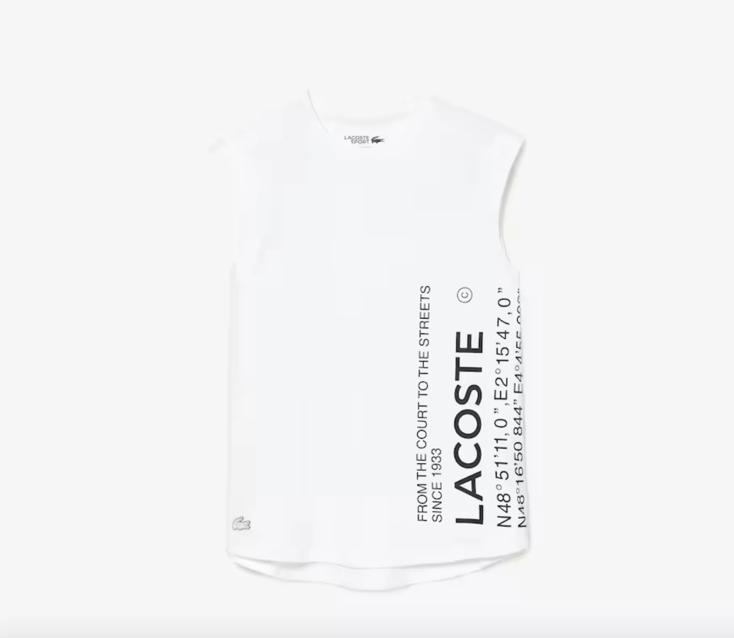 Lacoste Women’s Sport Loose Fit Anti-Odor Tank Top - Image 3