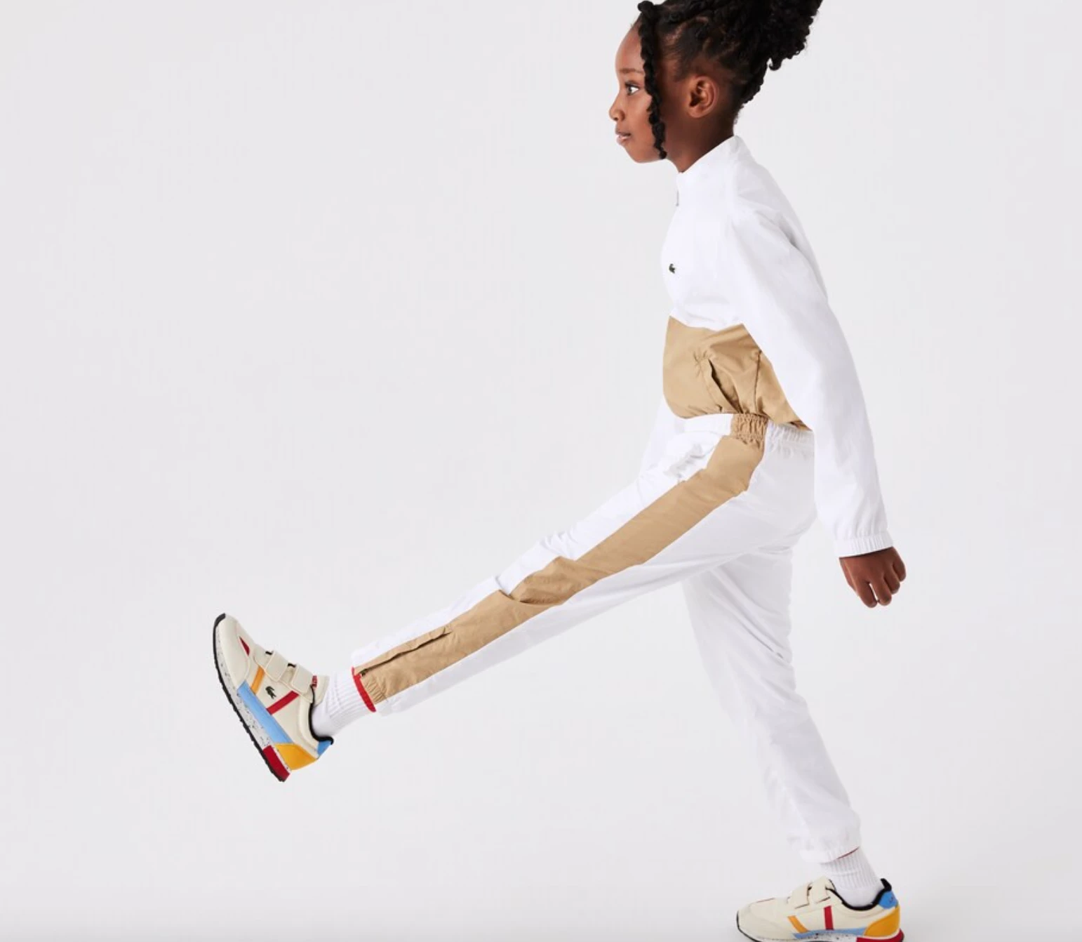 Lacoste Kids' Contrast Band Taffeta Trackpants 8 Lacoste Kids' Contrast Band Taffeta Trackpants - Image 8