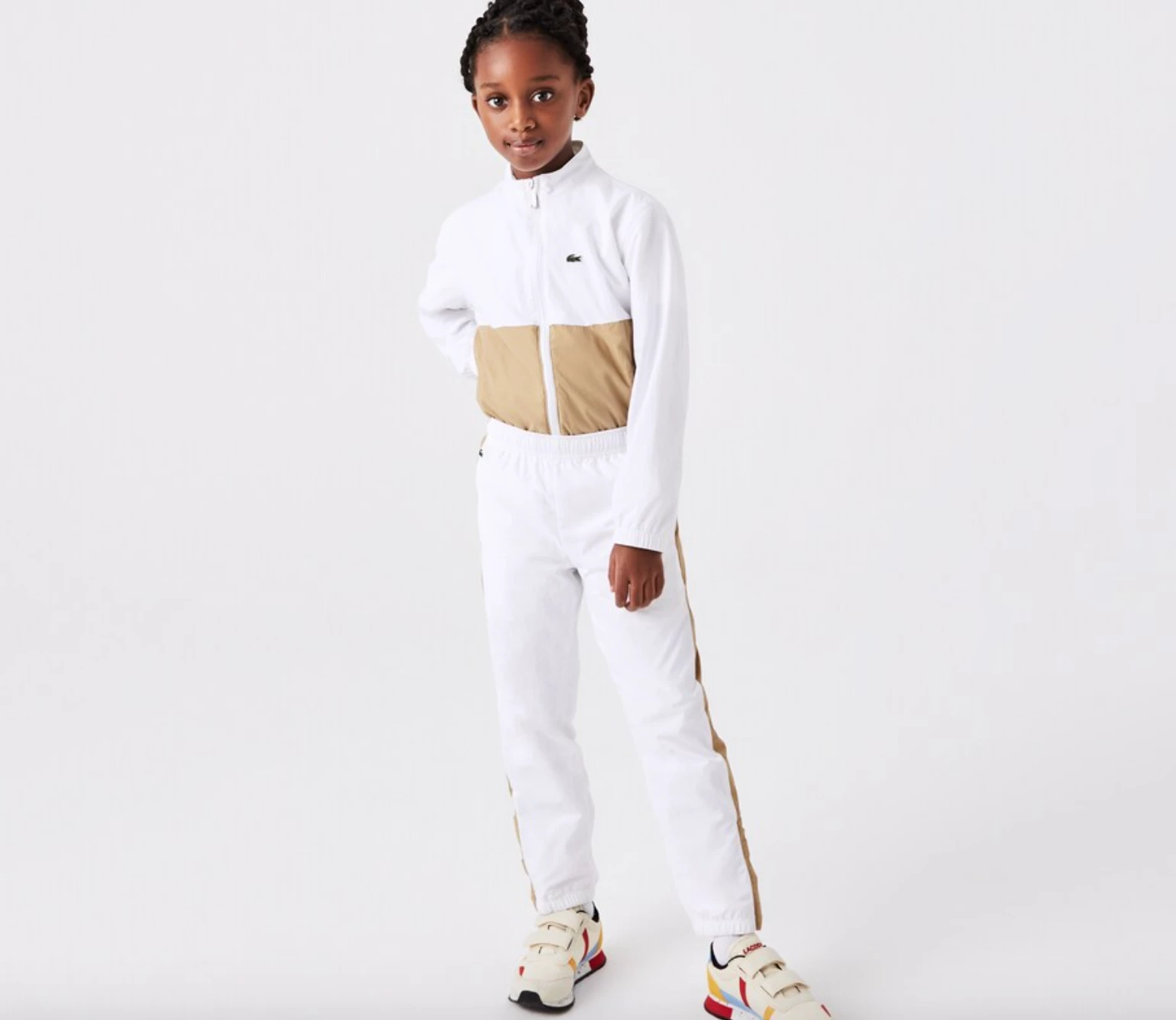 Lacoste Kids' Contrast Band Taffeta Trackpants 9 Lacoste Kids' Contrast Band Taffeta Trackpants - Image 9