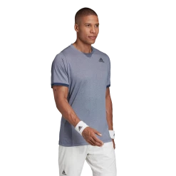 Adidas Men Freelift Tennis T-Shirt -Yonex Shop FP7970 APP on model walking transparent