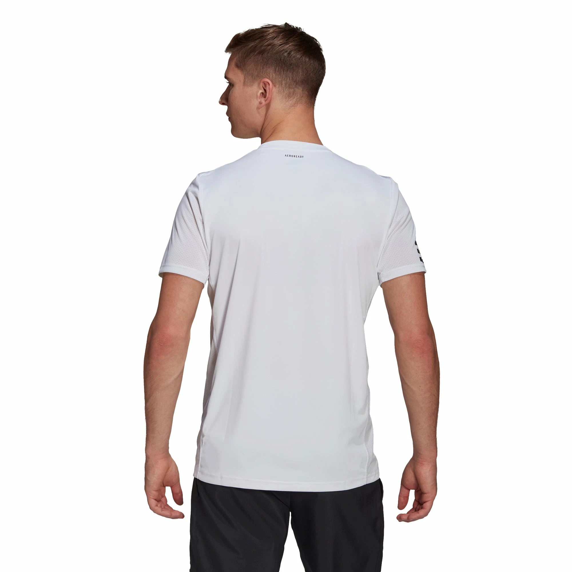 Adidas Club 3-Stripe Tennis T-Shirt - Image 3