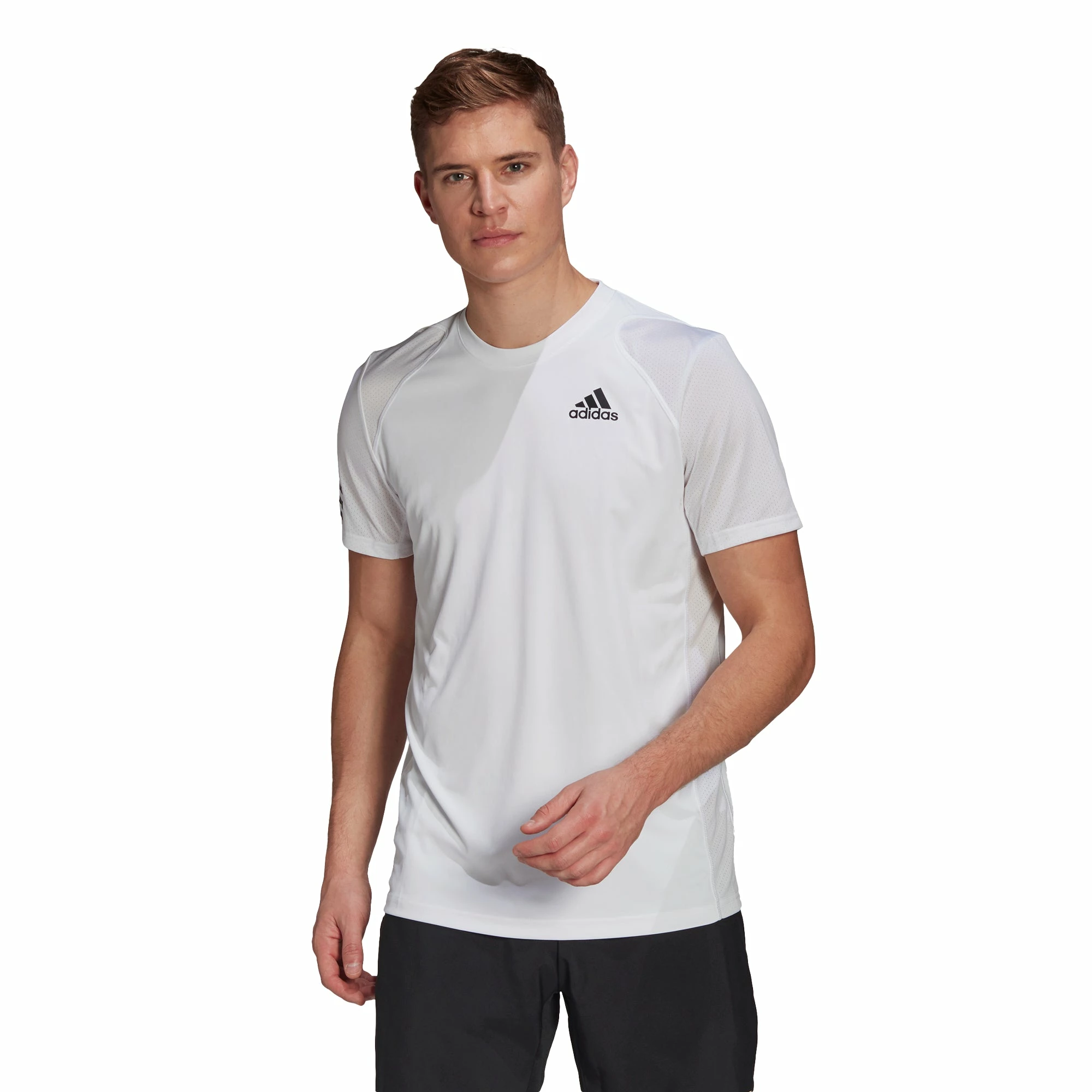 Adidas Club 3-Stripe Tennis T-Shirt - Image 2