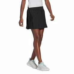 Adidas Club Pleated Skirt 14.5" 11 Adidas Club Pleated Skirt 14.5" -Yonex Shop GL5468 APP on model walking white