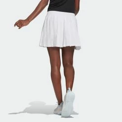 Adidas Tennis Pleated Skirt 14.5" -Yonex Shop GL5469 APP on model back gradient