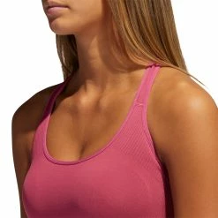 Adidas Training Aeroknit Bra 11 Adidas Training Aeroknit Bra -Yonex Shop GM5160 APP on model detail 1 white