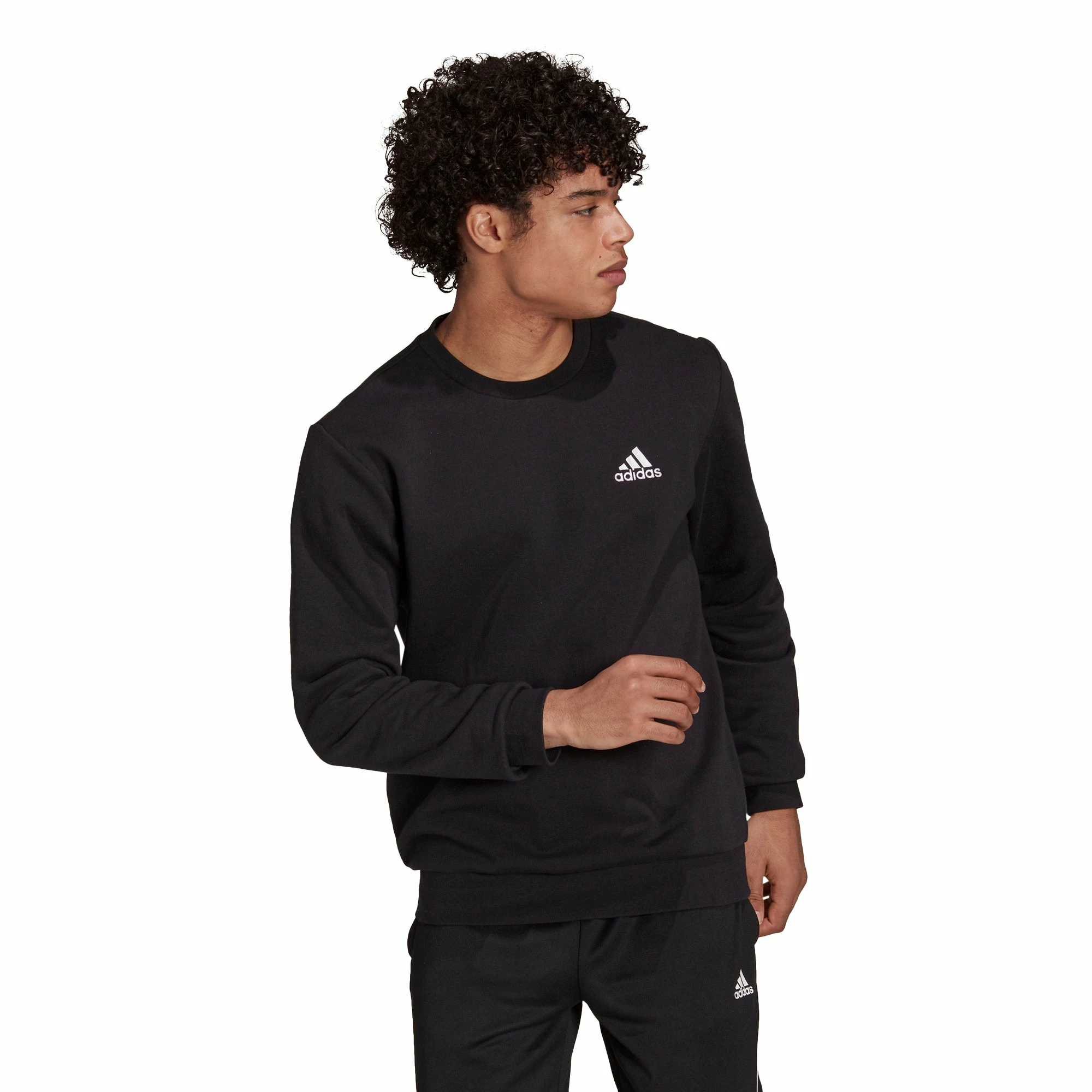 Adidas Essentials Fleece Sweatshirt - Image 3