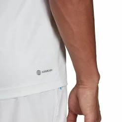 Adidas Tennis Melbourne Tee 12 Adidas Tennis Melbourne Tee -Yonex Shop HA3344 APP on model detail 3 white