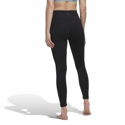 Adidas Women 7/8 Legging 9 Adidas Women 7/8 Legging -Yonex Shop HC6637 4 APPAREL OnModel BackView white