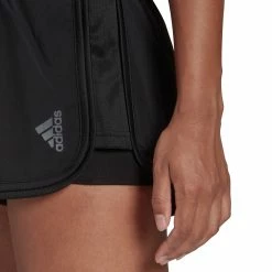 Adidas Women Club Short -Yonex Shop HF1769 APP on model detail 2 white