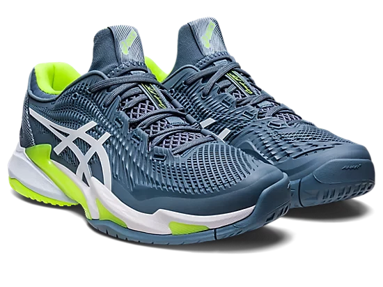 Asics Court FF 3 Men Steel Blue/White - Image 4
