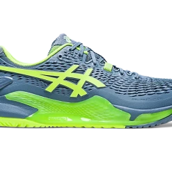 Asics Gel-Resolution 9 Men Steel Blue/Hazard Green
