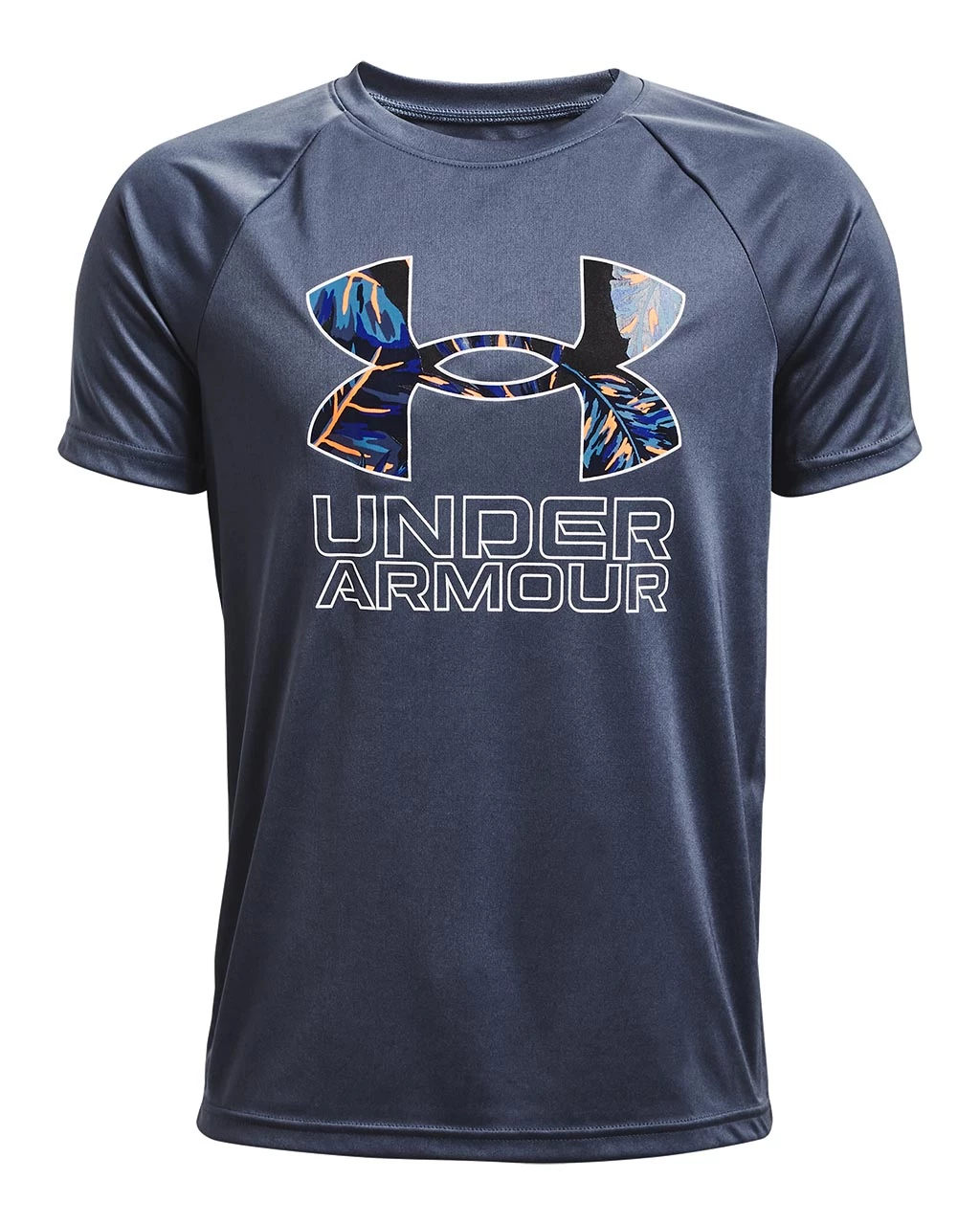 Under Armour Boy's Tech Hybrid Print Fill Short Sleeve 1 Under Armour Boy's Tech Hybrid Print Fill Short Sleeve