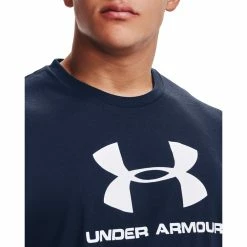 Under Armour Sportstyle Logo SS -Yonex Shop s7.V5 1329590 408 COLLAR