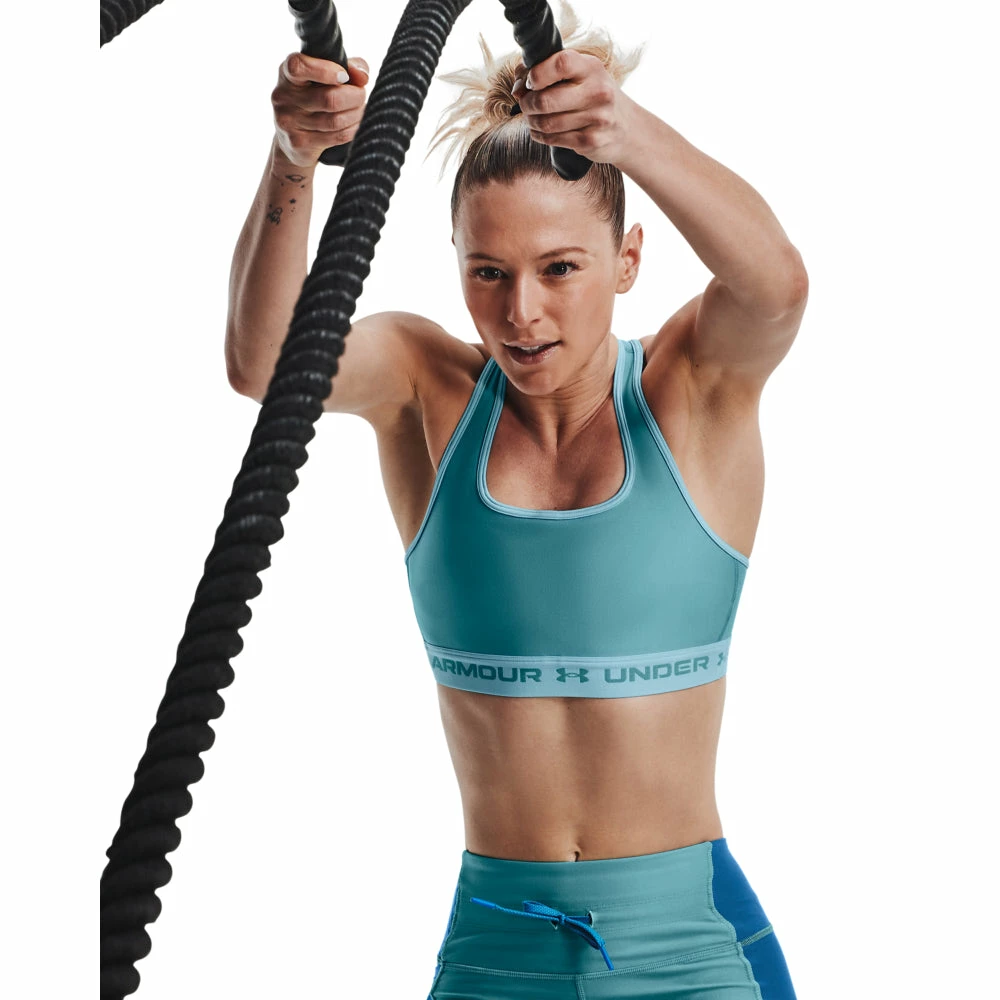 Under Armour Mid Crossback Sports Bra - Image 5