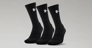 Under Armour Elevated Crew Sock Black